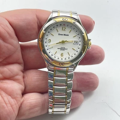 Мужские часы HUGO MAXX 18K золото покрытием из нержавеющей стали Дата Sport 3ATM - Изображение 1 из 4