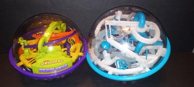 Perplexus Ball Original & Epic 3D Brain Teaser Spherical Maze Lot of 2 Strategy  - Image 1 of 4