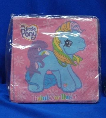 Servilletas de fiesta My Little Pony Rainbow Dash 12 unidades Foto 1 de 2