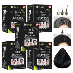DEXE Haarfarbstoff Shampoo Instant Grau Haar Abdeckung Natürlich Frauen Männer - Picture 1 of 18