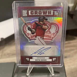 2022 Panini Capstones Seth Beer Crown Prospect Autograph Auto #C-SB - Picture 1 of 2
