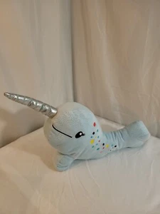 Peluche NARWHAL balena peluche morbido ABC panettiere RAGAZZE SCOUT ELFO BLU Mr - Foto 1 di 7