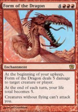 4x Form of the Dragon ~ Lightly Played 9th Edition Ninth MTG Magic x4 4 Ultimate