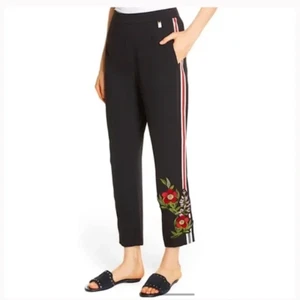 Ted Baker London Madlyne Floral Pantalones de Chándal Rayas Laterales Para Mujer Talla 2 - Imagen 1 de 10