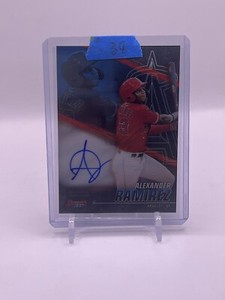 2021 Bowman's Best of 2021 Autographs Alexander Ramirez Auto Angels On Card