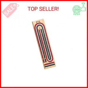Bicycle 3-Track Color Coded Wooden Cribbage Board Games - Picture 1 of 2