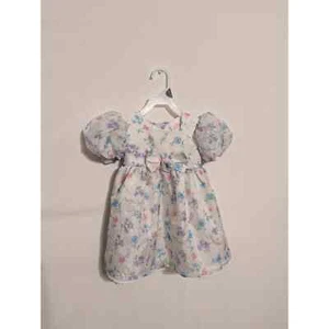 La princess puffy white floral toddler dress size 2T (D7) - Picture 1 of 4