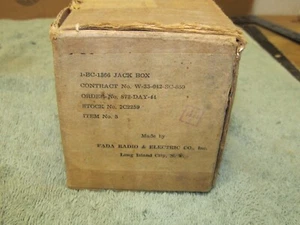 Vintage WWII BC-1366 Jack Box Unused In Original Box - Picture 1 of 7