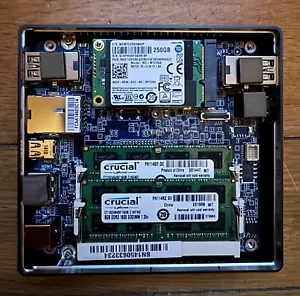 GIGABYTE BRIX Intel® Core™ i5-4200U 1.6GHz / 2.6GHz PC Kit 16GB RAM 250GB SSD - Picture 1 of 6