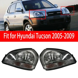2pcs Left Right Side Headlight Headlamp Assembly Fit for Hyundai Tucson 05-2009 - Bild 1 von 4