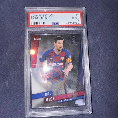 2019-20 Topps Finest UCL - Refractor #1 Lionel Messi - Image 1 of 2