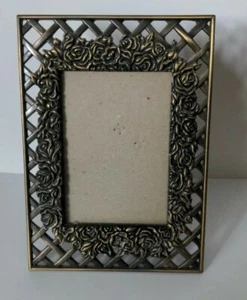 Vintage Rose Picture Photo Frame By The Weston Gallery 5 × 7 - Picture 1 of 5