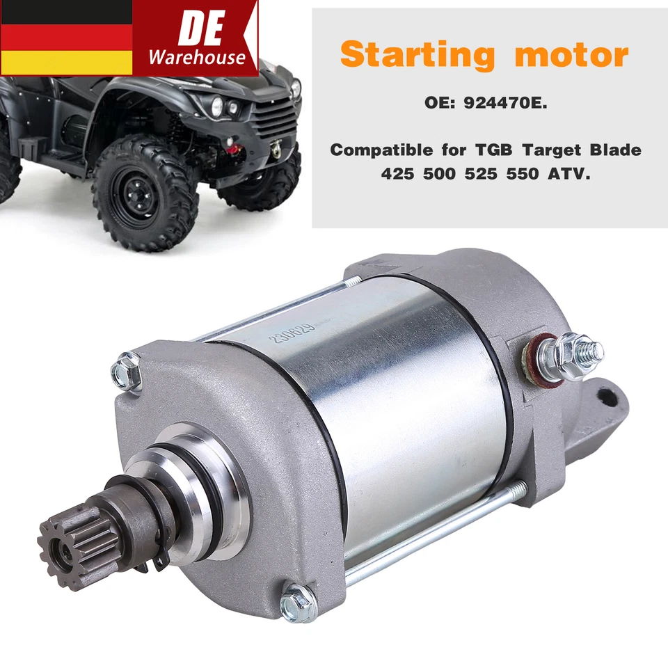 Anlasser Starter Motor Für TGB Target Blade 425 500 525 550 ATV Quad 924470E - Bild 1 von 4