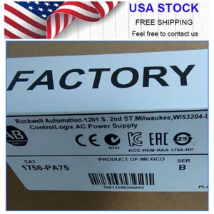 1756-PA75 NEW AB1756 PA75 / B ControlLogix AC Power Supply 1756PA75 - Picture 1 of 8