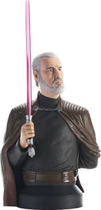 1/6 Star Wars Revenge of The Sith Count Dooku Bust Diamond Select - Picture 1 of 3