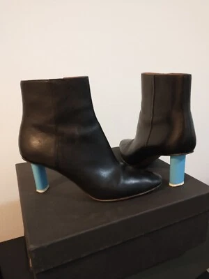 Botines de cuero con tacón más claro originales VETEMENTS Foto 1 de 4