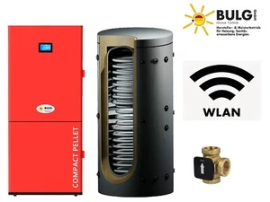 BULG Compact Pellet 12 KW - Caldera de pellets - Almacenamiento higiénico y elevación de retorno - Imagen 1 de 16