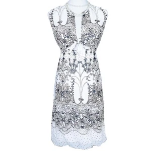 90s Rare Anna Sui Vintage Silk Anna Sui Dress Sz XS - Picture 1 of 8