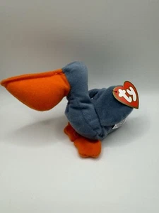 TY TEENIE BEANIE BABIES RETIRED SCOOP THE PELICAN 1993 - Picture 1 of 5