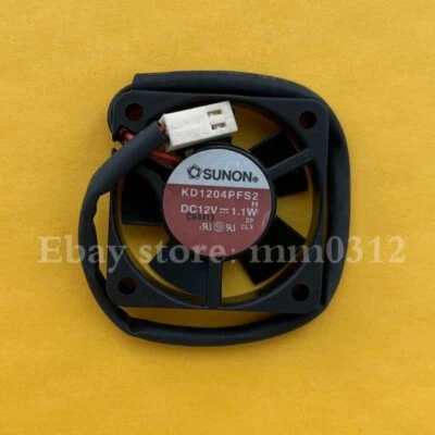 SUNON KD1204PFS2 DC12V 1.1W 4010 40mm mute cooling fan 2pin - Image 1 of 2