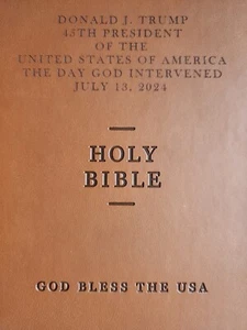 DONALD TRUMP Bibel Gott segne die USA GOTT INTERVENIERTE Butler, PA SONDERAUSGABE - Bild 1 von 10