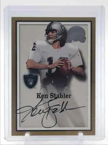 KEN STABLER 2004 FLEER SKYBOX CERTIFICATE OF AUTHENTICITY AUTO - Picture 1 of 2