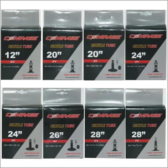 REXWAY COMPASS DURO TOPGUM Kinderfahrrad Kinderwagen Fahrrad Schlauch 12"14"16"18"20"24"26" und 28" Zoll