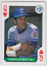 1991 International Playing Card Co.  #Q Roberto Alomar Toronto Blue Jays