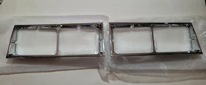 Oldsmobile Cultass 442 Salon Supreme 1981-86 cromo biseles de faros diestro izquierdo - Imagen 1 de 11