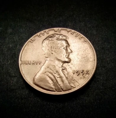 Moneda de 1 centavo Lincoln Wheat 1952 - buen estado - envío gratuito Foto 1 de 2