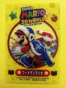 Boomerang Mario Super Mario 3D LAND Clear Card 2013 Very Rare japanese F/S e - Picture 1 of 6