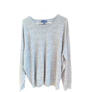PETER MILLAR Collection Men XXL Port Saddle Shoulder Crew Gray New no tags Gray - Picture 1 of 7