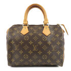 Authentic Louis Vuitton Monogram Speedy 25 Hand Bag Boston Bag M41528 Used F/s