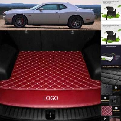 Alfombrilla de maletero para Dodge Challenger Charger 2006-2020 alfombrilla de coche personalizada de lujo Foto 1 de 4