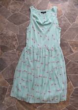 Sugarhill Boutique Mint Green Flamingo Pattern Dress