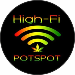 Calcomanía de vinilo POTSPOT de alta fidelidad caja de herramientas coche autobús furgoneta cámper verde laptop Vag - Imagen 1 de 1