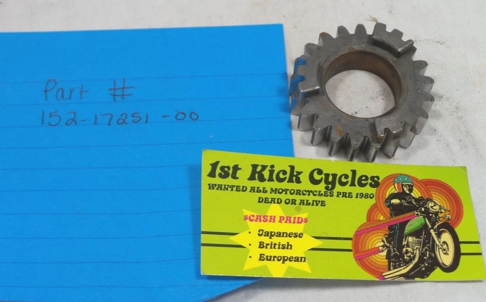 NOS YAMAHA QUINTA RUEDA MARCHA 1962 YDS2 1965-1966 YDS3 152-17251-00 Foto 1 de 1