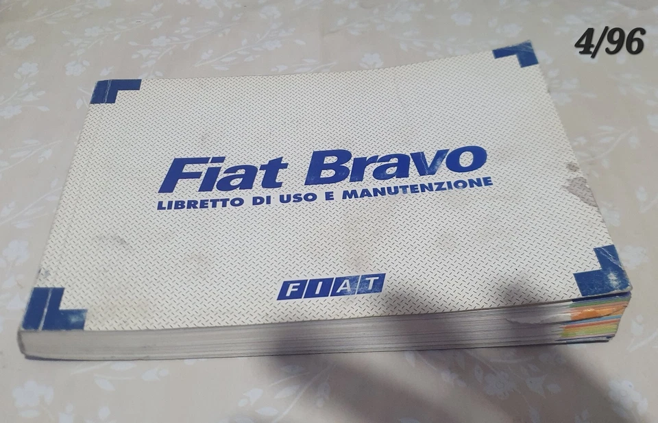 Fiat Bravo Manuale Libretto Uso e Manutenzione 1996 Italiano - Immagine 1 di 1