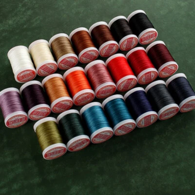 0.5mm Round Waxed Thread for Leather Craft Sewing Polyester Cord Wax Strings - Image 1 of 4