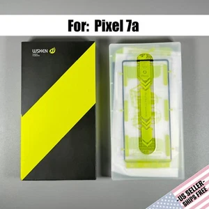 Screen Protectors for Pixel 7A - 2x HD Clear Glass w / Installation Tray | WSKEN - Picture 1 of 7