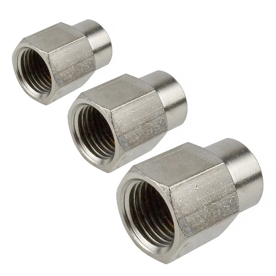 Air Line Hose Fitting Connector Adapter 1/8" 1/4" 3/8" 1/2" BSP Female Thread - Image 1 of 1