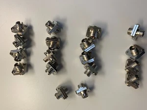 FC/PC Fiber Coupler Female-Female w/Flanges 18 Units -New - Picture 1 of 2