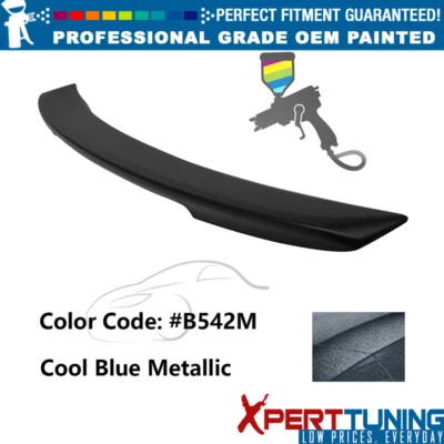 Fits 06-07 Honda Accord OE Style Rear Trunk Spoiler ABS Cool Blue Metallic Foto 1 de 3