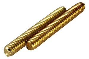 Brass ABR-1 Bridge Thumbwheel Posts for USA Gibsons Gold - Picture 1 of 2