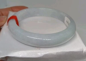 Certified Milky Lavender Genuine Jade Jadeist Burma Bangle Size 61_62mm - Picture 1 of 5