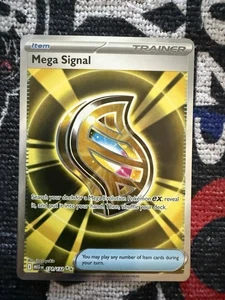 Mega Signal 171/132 Ultra Rare Pokemon Mega Evolution Pack Fresh Mint  - Picture 1 of 2