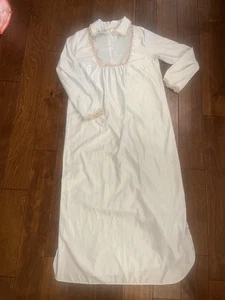 Vestido bordado de encaje azul manga larga Barbizon de colección talla grande - Imagen 1 de 4