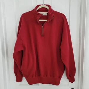 Vintage LL Bean Russell Athletic Herren 1/4 Zip Sweatshirt XTRA LARGE Outdoor Wandern - Bild 1 von 7