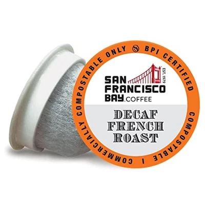 San Francisco Bay Compostable Coffee Pods - DECAF French Roast (36 Ct) K Cup...  - Image 1 of 4