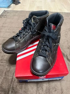 Diesel x Adidas originals Stan Smith 80s US 10 Leather Black Dark Brown Rare JP- - Picture 1 of 7